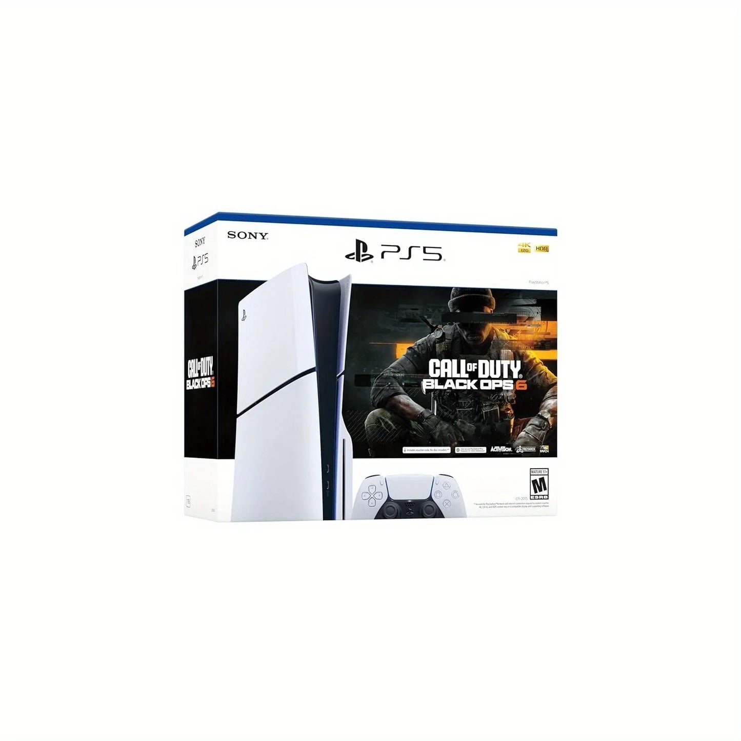 Sony PS5 Slim Disc Edition Console Bundle Black Ops 6
