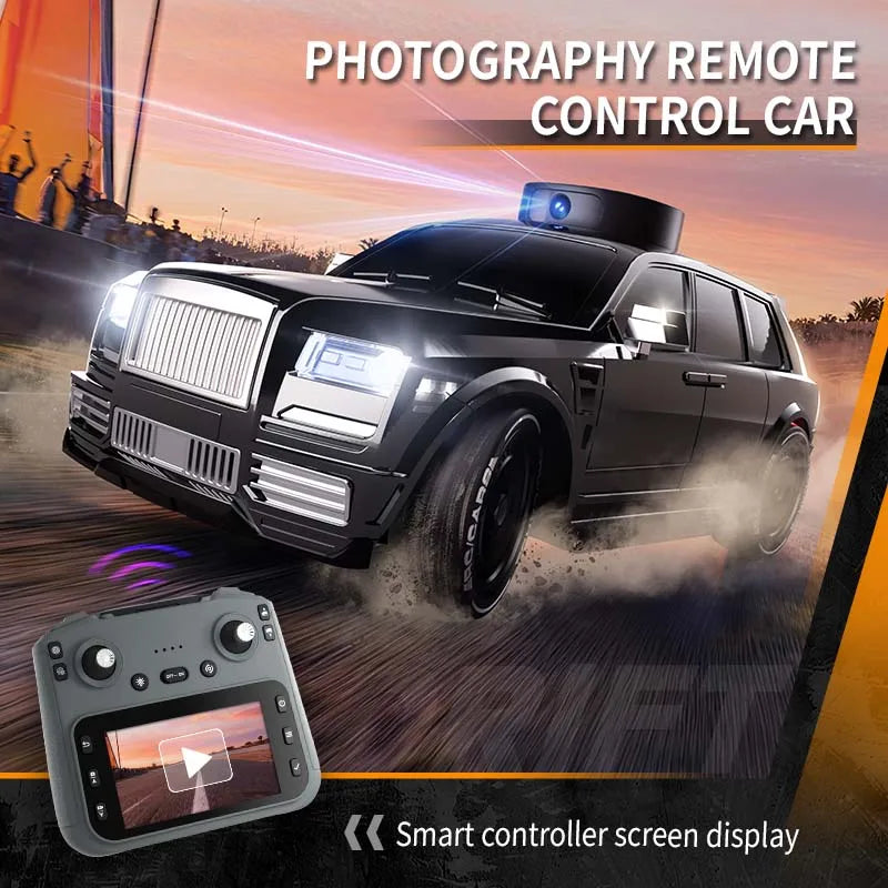 Hotfree 4WD RC Drift Car With HD Camera, FPV Dual Joystick Live Video, High Speed Indoor Outdoor Toy Gift For Kids Boys
