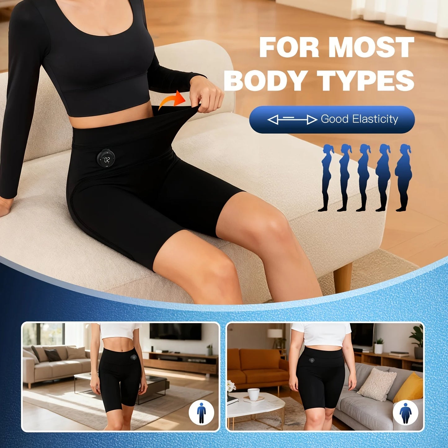 Jitesy EMS Glute Lift Massage Pants With 4D Microcurrent Muscle Stimulation