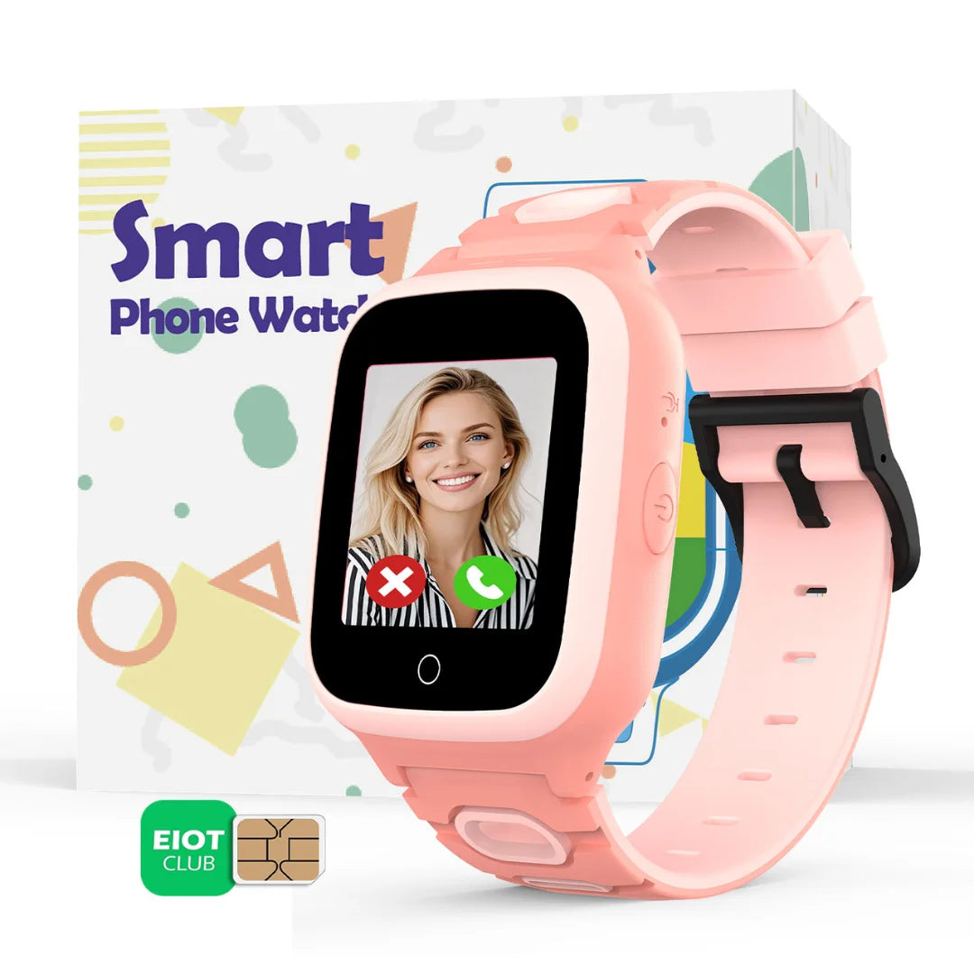 4G Kids GPS Smartwatch With Video Calling And Voice Chat