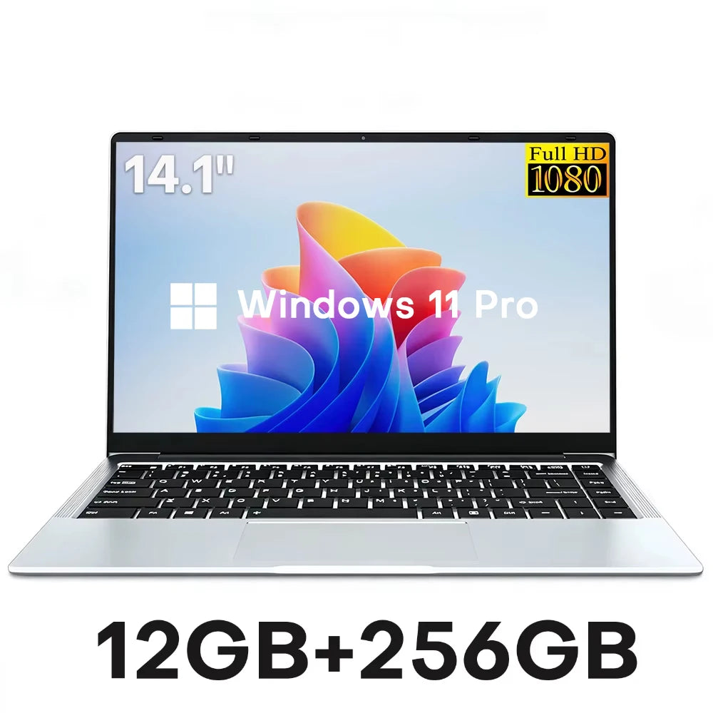Xia Man Intel Atom E3950 Laptop Windows 11 Pro 12GB
