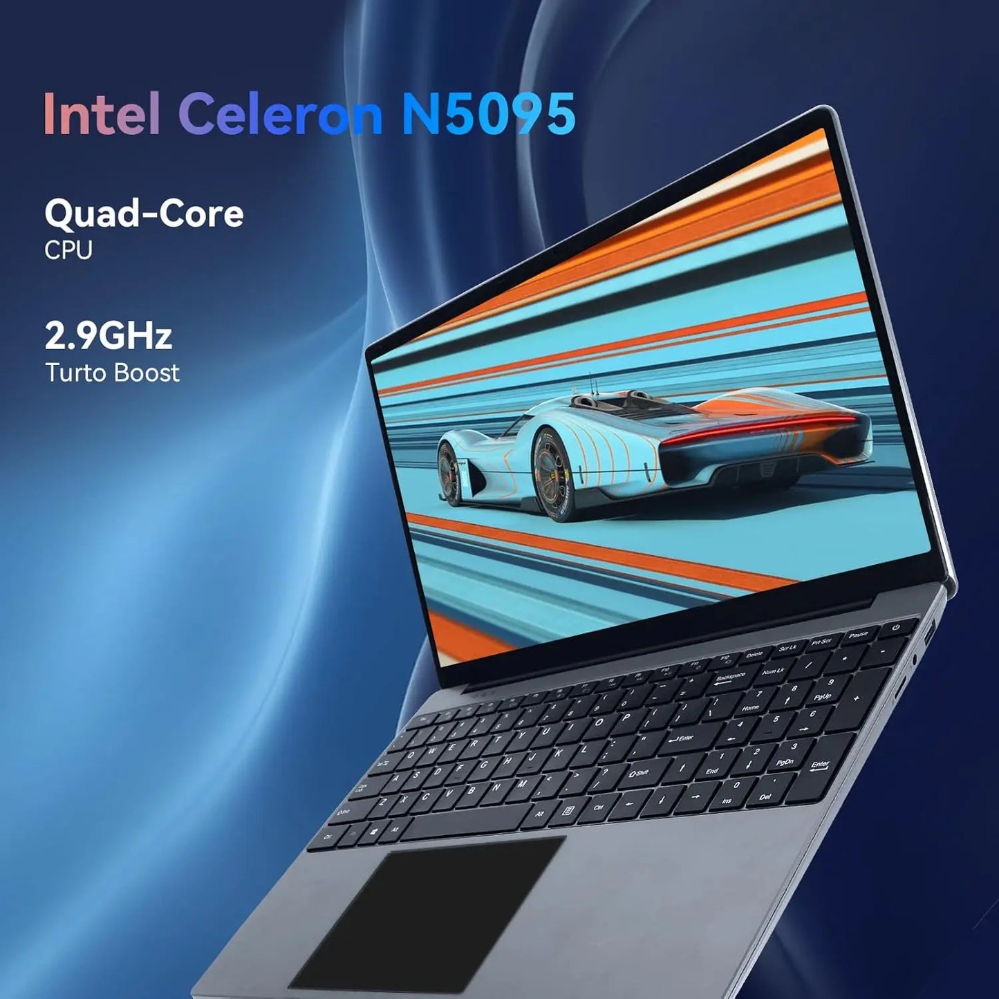 AEEZO-US Windows 11 Laptop Intel Celeron N5095 16GB RAM 512GB