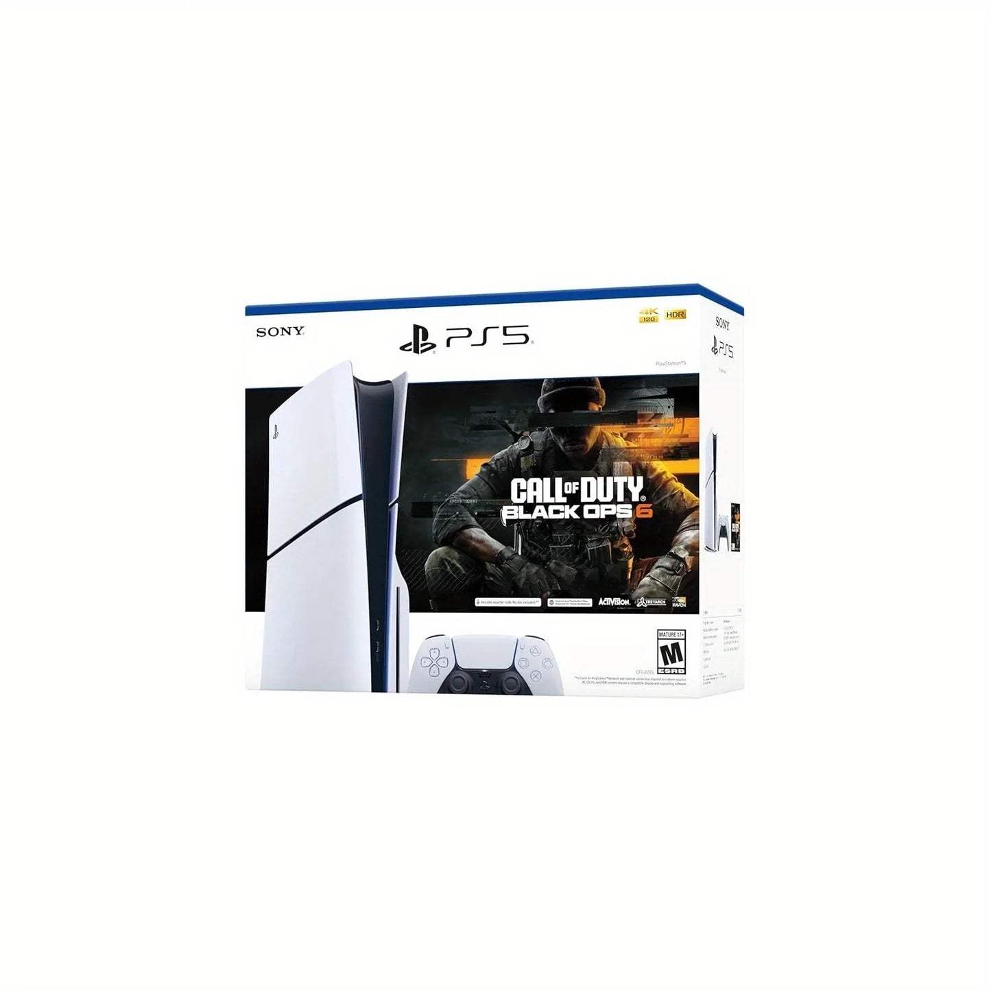 Sony PS5 Slim Disc Edition Console Bundle Black Ops 6