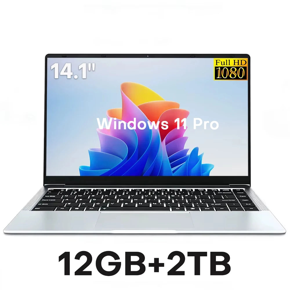 Xia Man Intel Atom E3950 Laptop Windows 11 Pro 12GB
