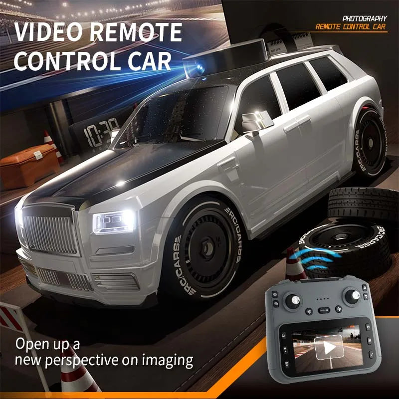Hotfree 4WD RC Drift Car With HD Camera, FPV Dual Joystick Live Video, High Speed Indoor Outdoor Toy Gift For Kids Boys