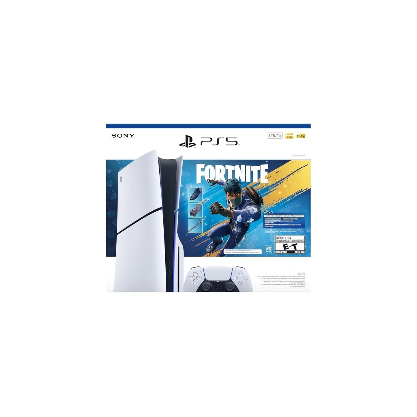 Sony PlayStation 5 Disc Console 1TB Fortnite Flowering Chaos Bundle
