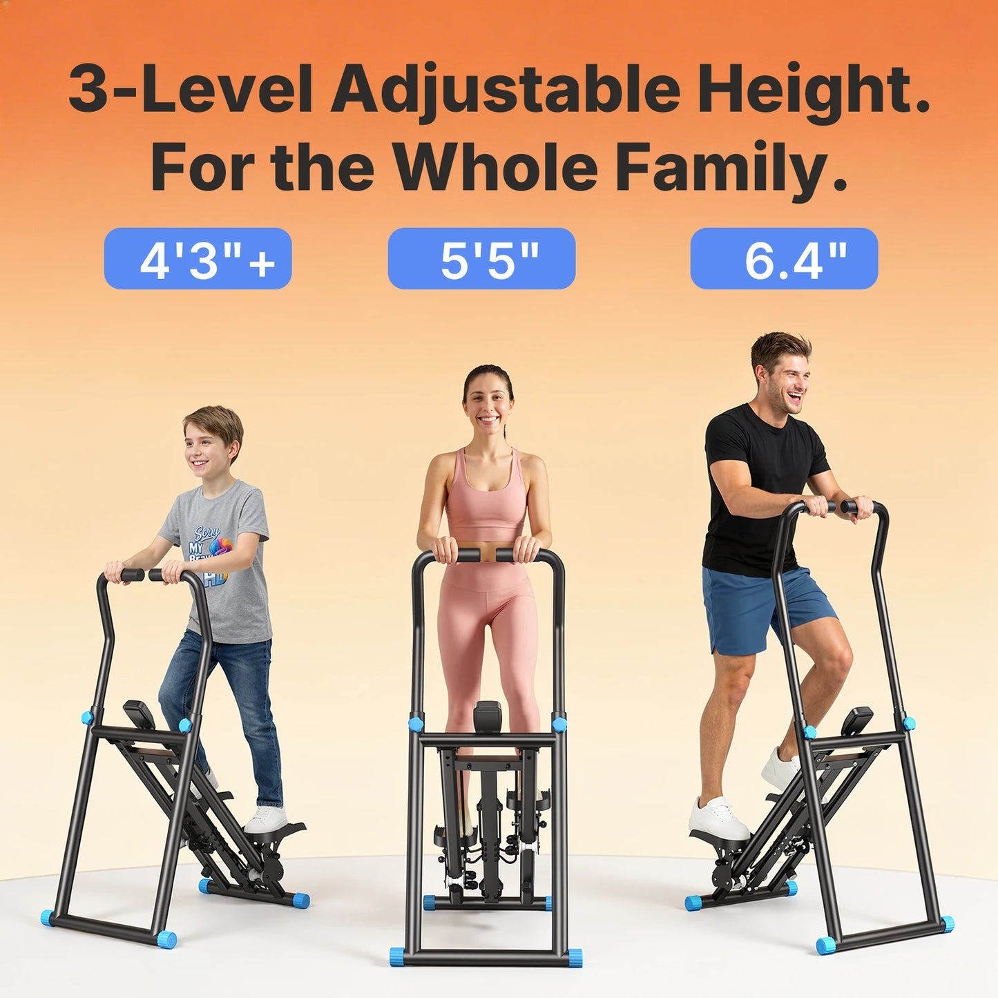 Merach Foldable Adjustable Stair Stepper Full Body Home Workout