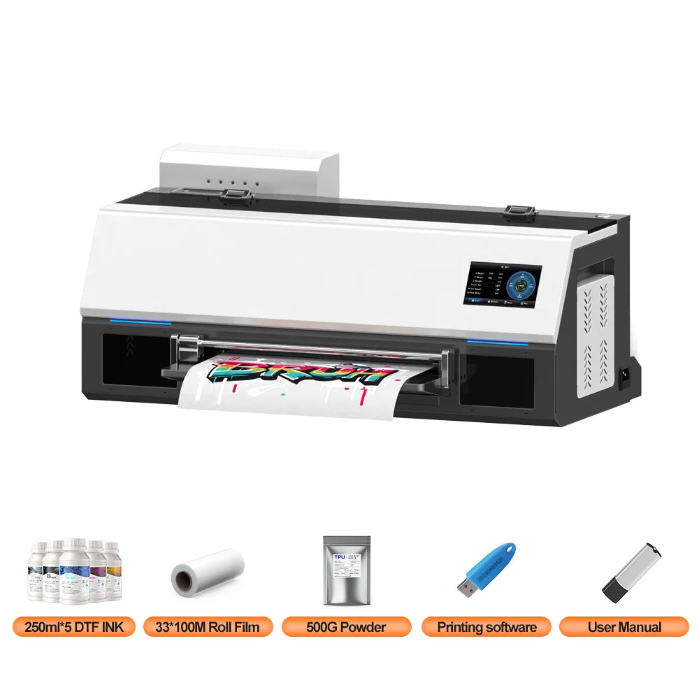 XP600 DTF Printer For Apparel And Textile Transfers