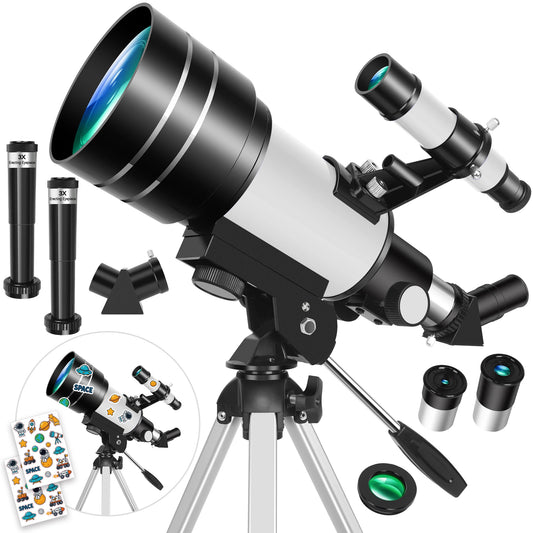 Portable Astronomical Telescope For Beginners Monocular With Stickers