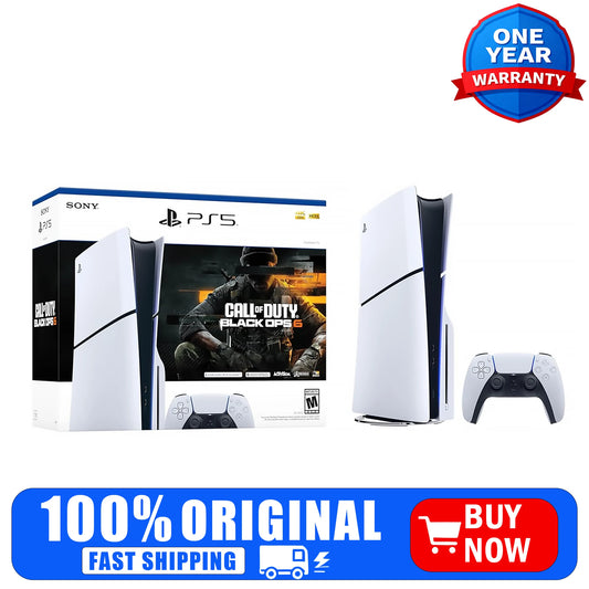 Sony PS5 Slim Disc Edition Console Bundle Black Ops 6