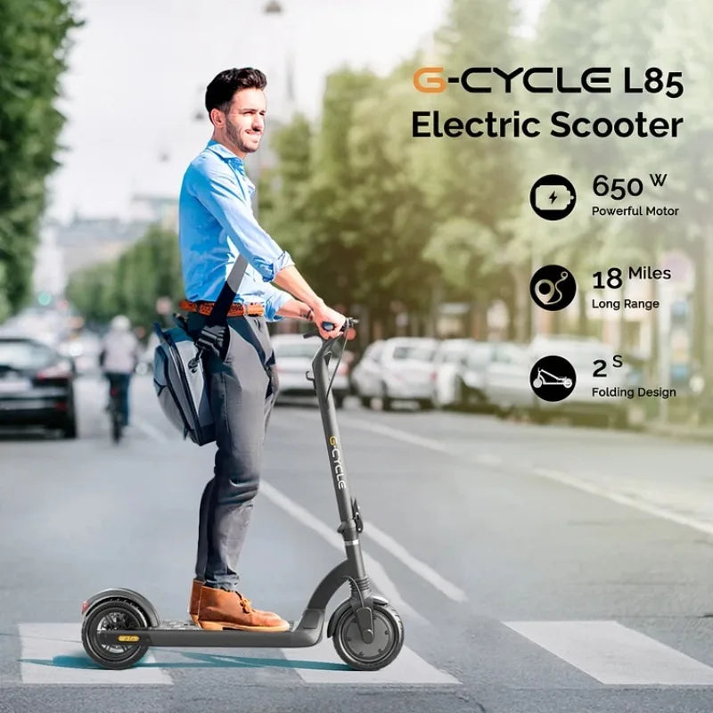 G-CYCLE L85 650W Electric Scooter With Dual Brakes