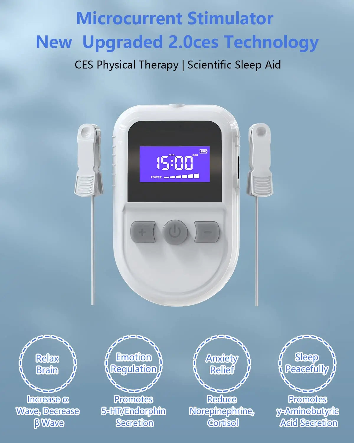 CES Microcurrent Sleep Aid Device For Insomnia Relief