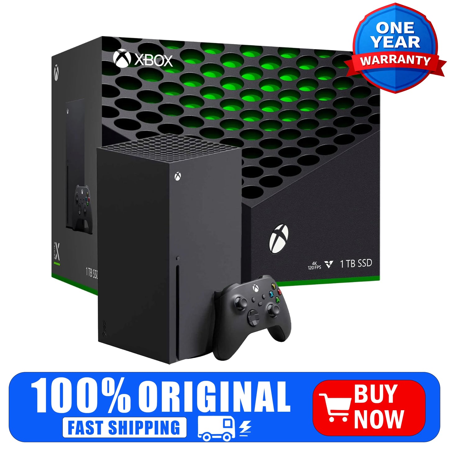 Microsoft Xbox Series X 1TB SSD Console Disc Edition