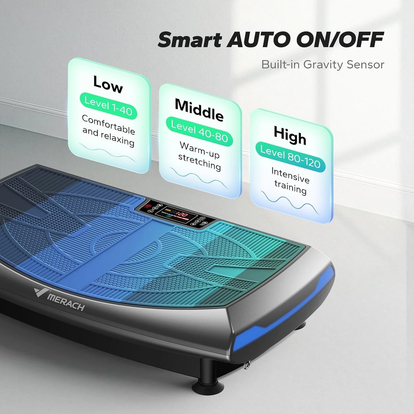 Merach 4D Vibration Plate Exercise Machine For Full Body Workout