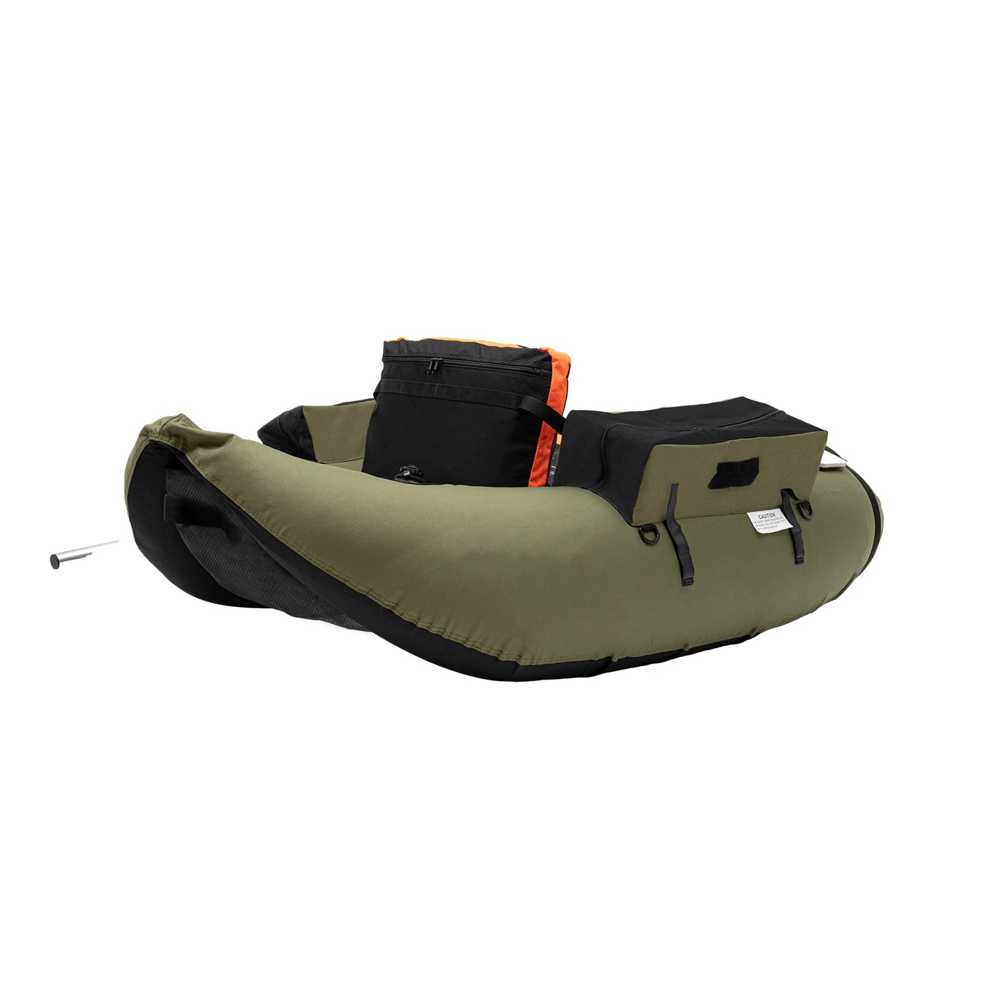 Inflatable Fishing Boat Portable Lightweight Raft for Ocean Lake River Adventurers