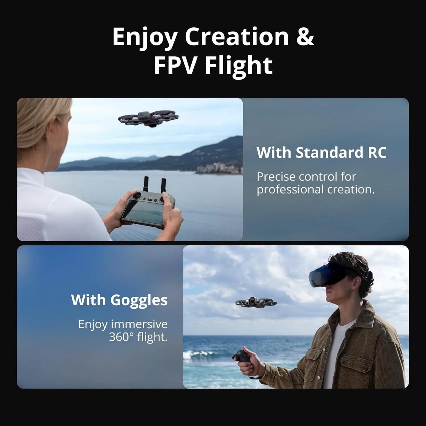 DJI Avata 360 Fly More Combo 1 Inch 8K 360 Imaging For FPV Filming With Three Batteries