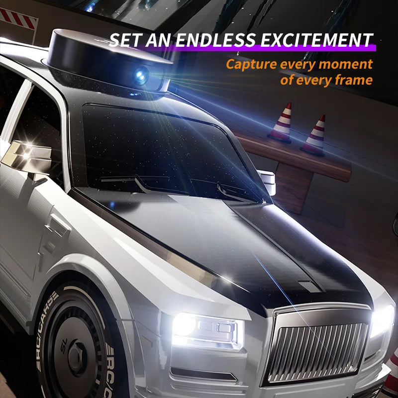Hotfree 4WD RC Drift Car With HD Camera, FPV Dual Joystick Live Video, High Speed Indoor Outdoor Toy Gift For Kids Boys