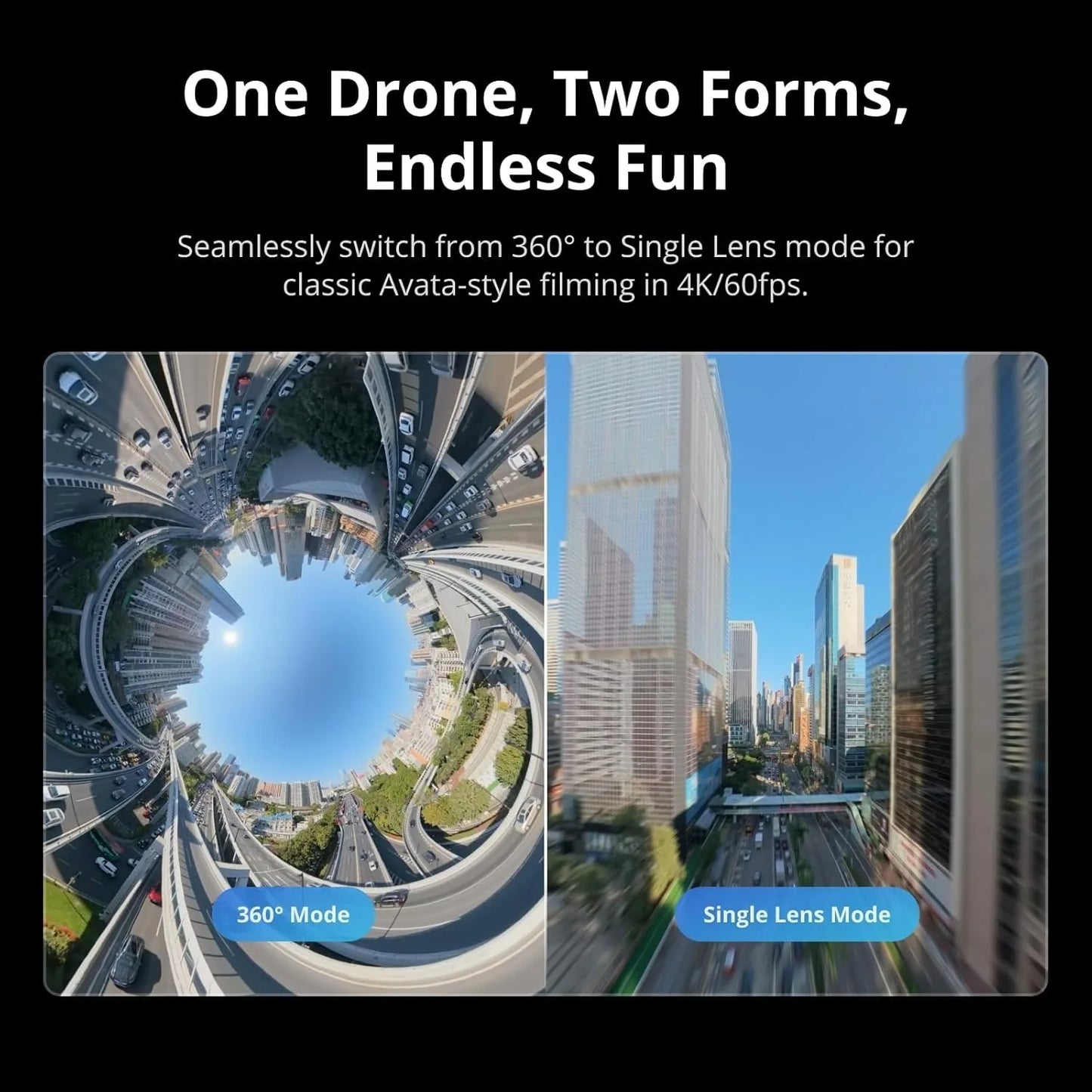 DJI Avata 360 Fly More Combo 1 Inch 8K 360 Imaging For FPV Filming With Three Batteries