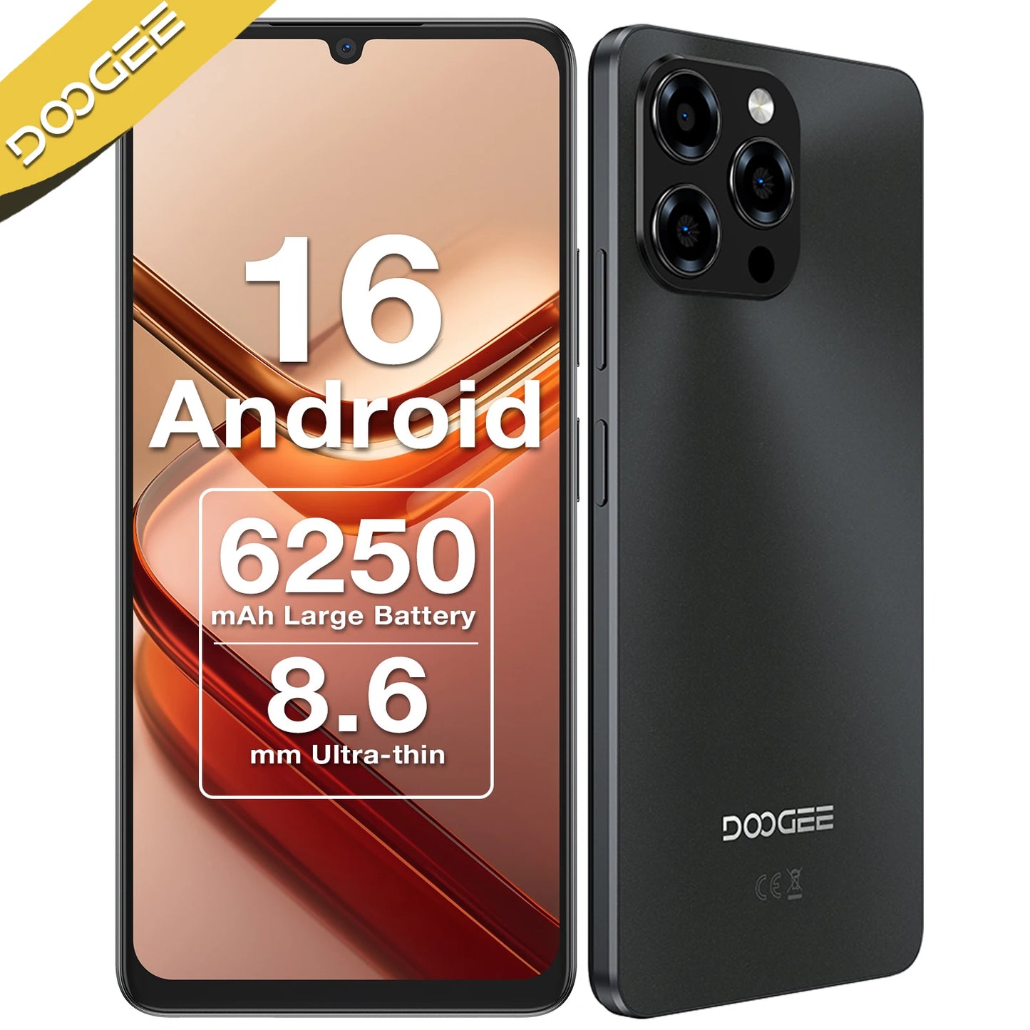 DOOGEE Note 58 Smartphone Android 8GB RAM 128GB ROM NFC