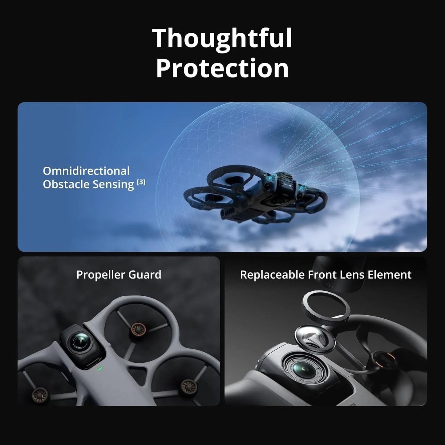DJI Avata 360 Fly More Combo 1 Inch 8K 360 Imaging For FPV Filming With Three Batteries