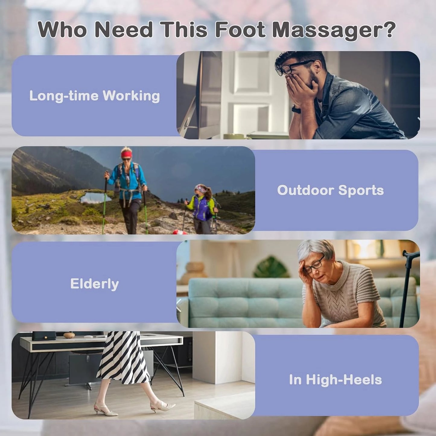 Electric Foot Massager Mat with Remote - 8 Modes 19 Levels Foot Stimulating Massage Pad for Muscle Stimulation, Portable Foot Massage Mat System for Home Office Self Care, Deep Relaxation for Tired Achy Feet