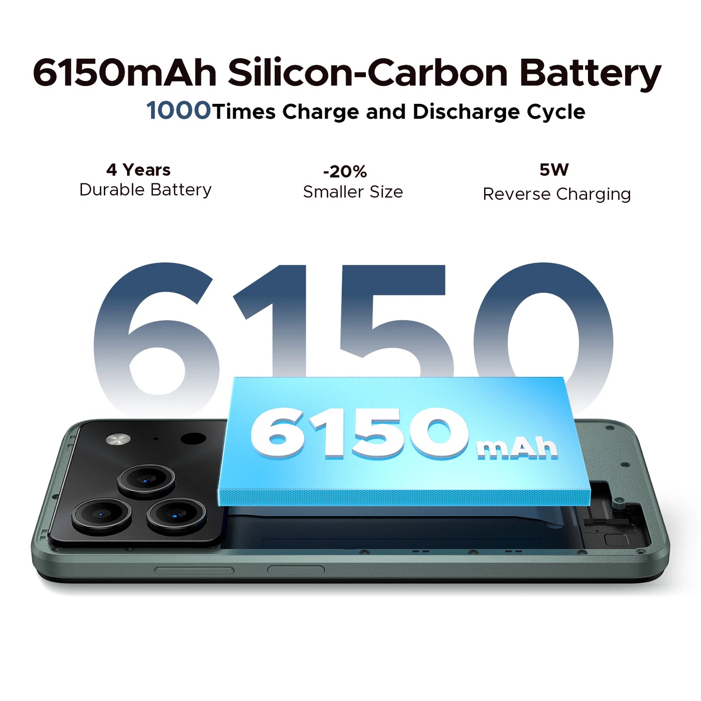 DOOGEE Note56 Pro Smartphone 6150mAh Battery Android 16 90Hz