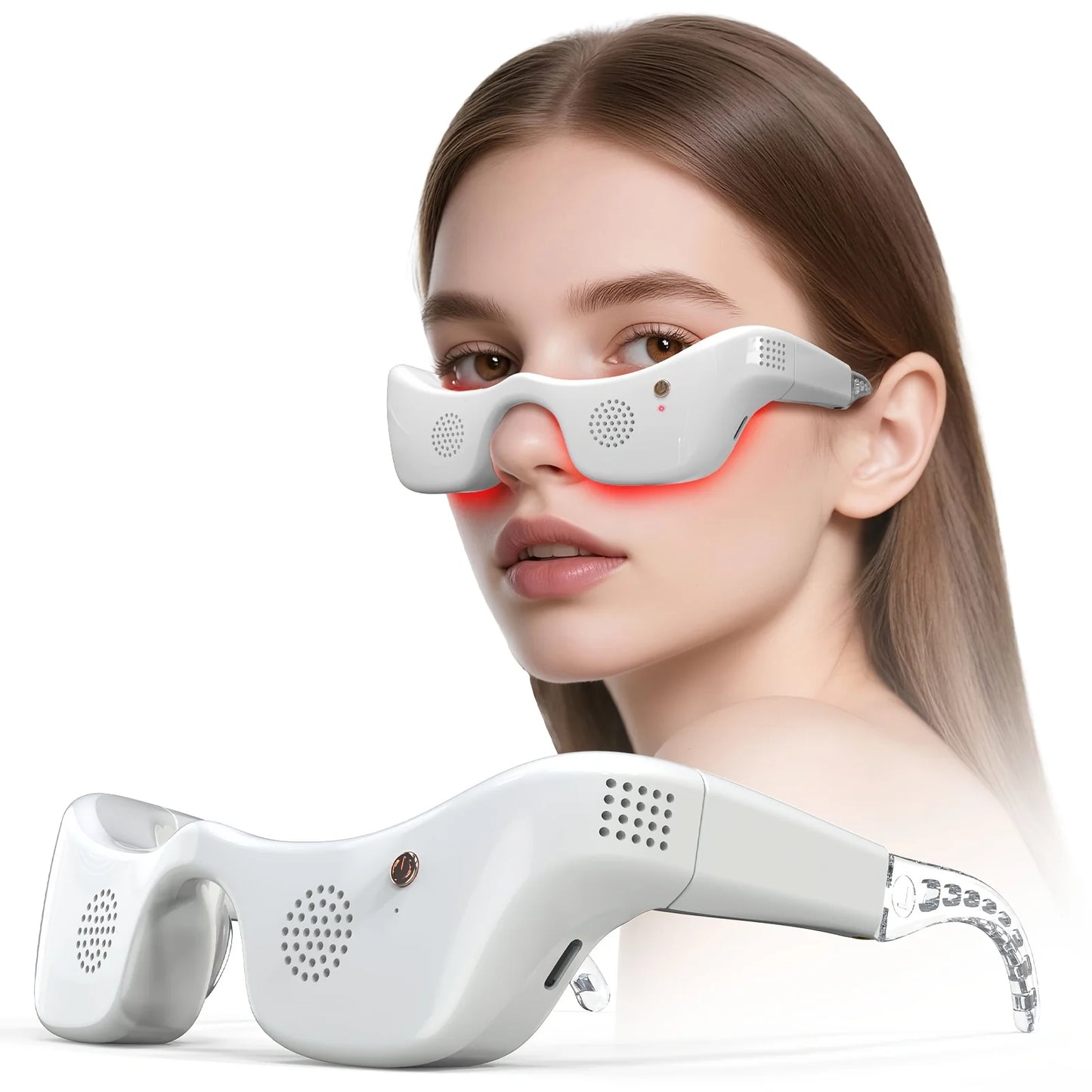 Jitesy LED Eye Massager With Hot Cold Therapy And Phototherapy