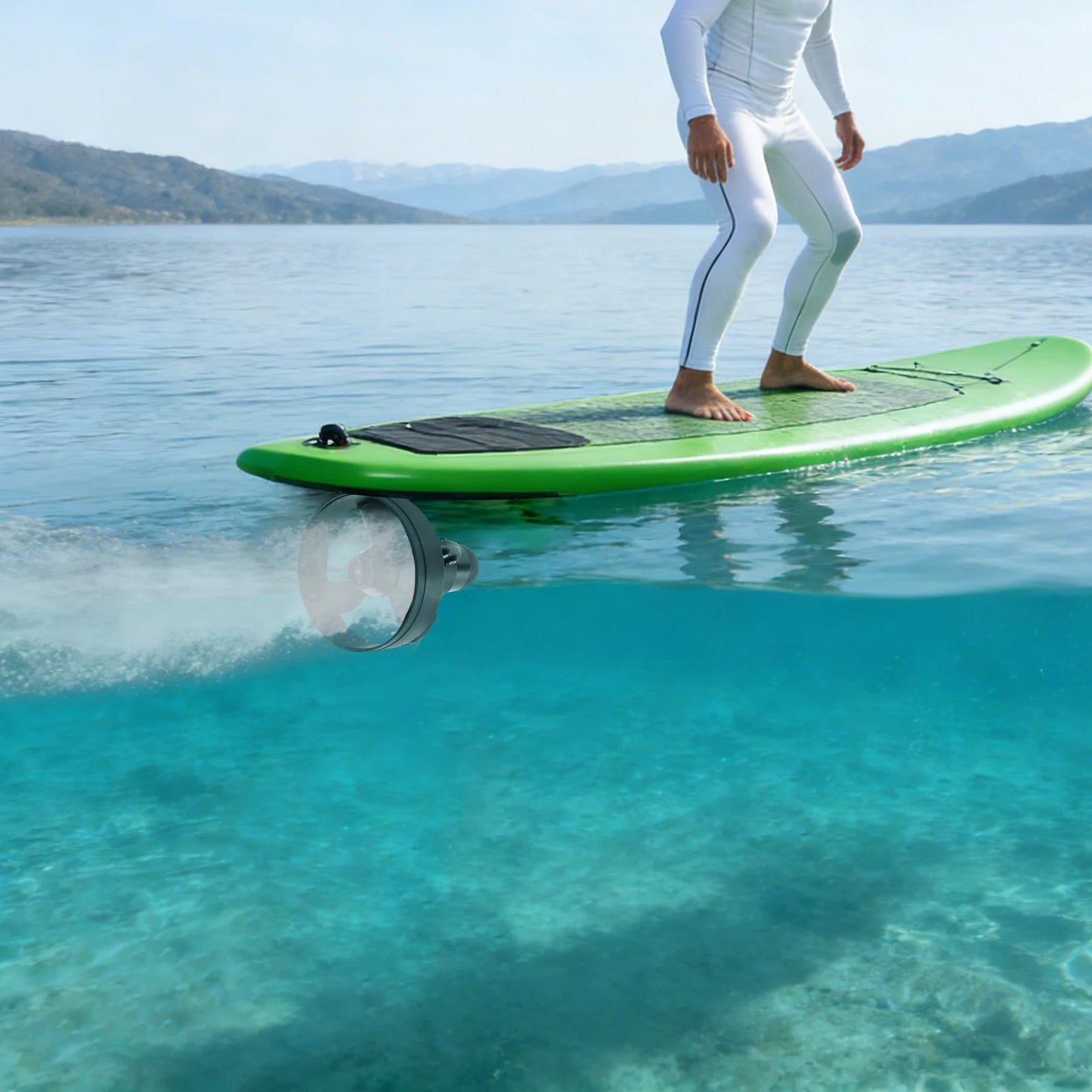 Powerful 200Kg Thrust Underwater Thruster Engine For SUP Paddle Boards Professional Propulsion