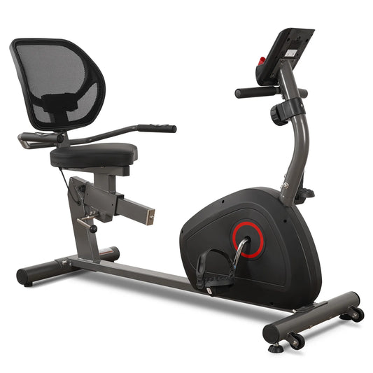 Recumbent Exercise Bike With Quiet Eight Level Resistance for Home
