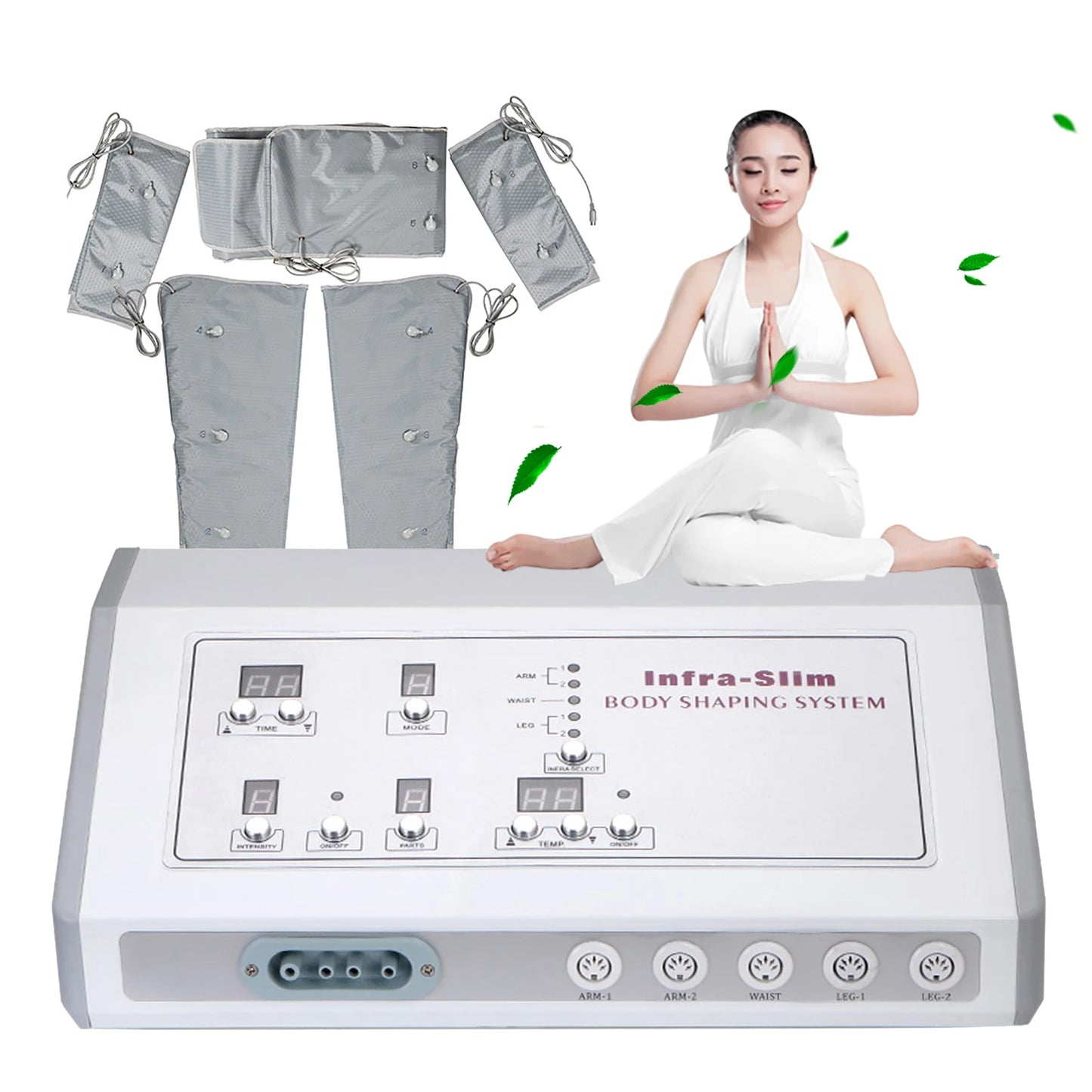 Air Pressure Massage Heating Leg Massager For Full Body Circulation And Home Use