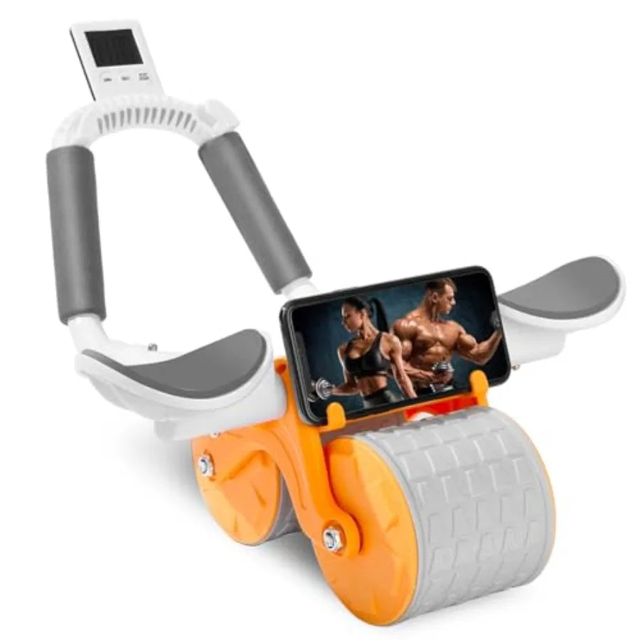 Automatic Rebound Abdominal Wheel With Knee Mat And Support