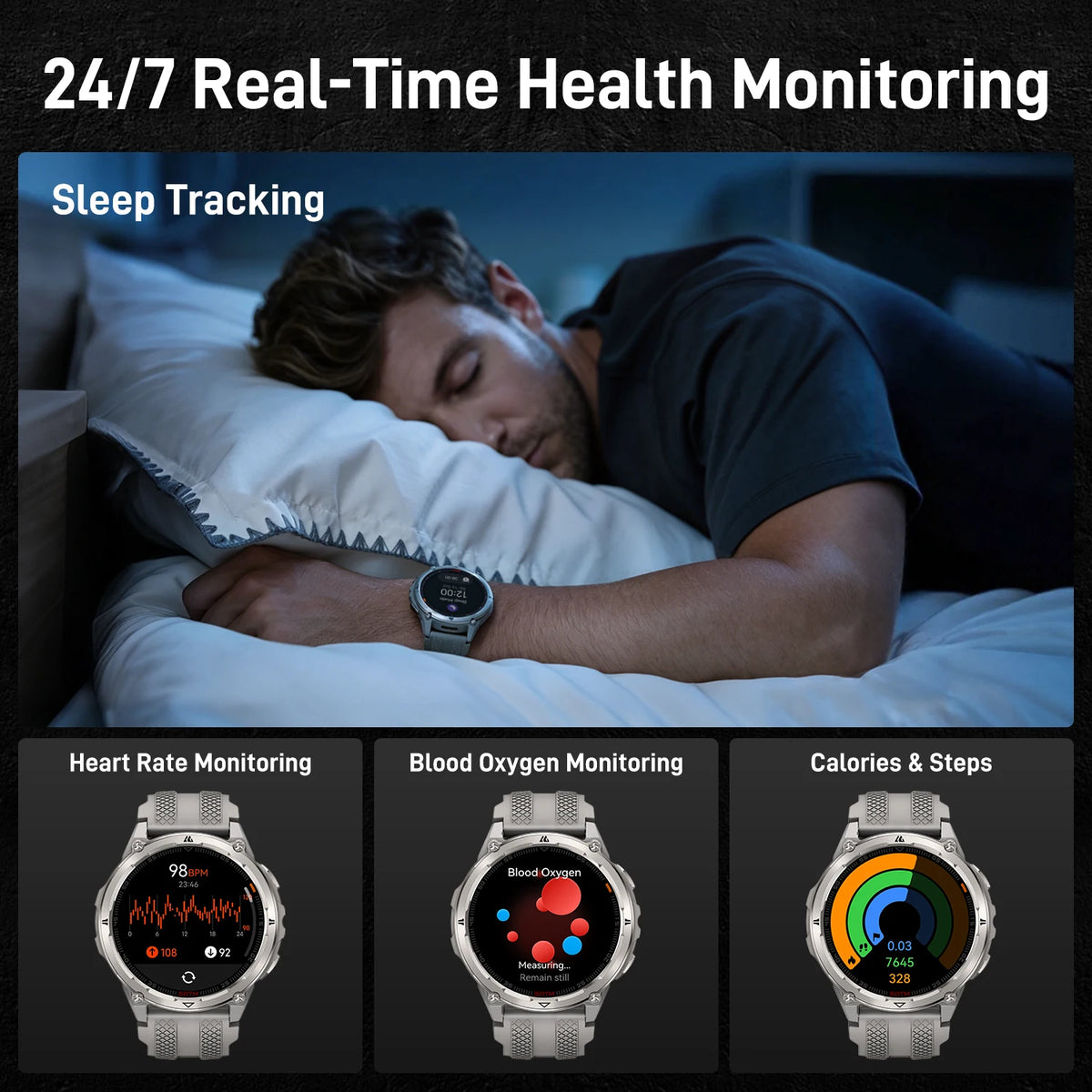 KOSPET ORB 2 Rugged Dual Band GPS AMOLED Smartwatch