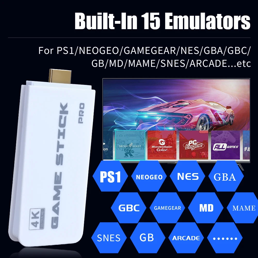 JMachen G1 Portable Emulator Console Over 30000 Games 64GB