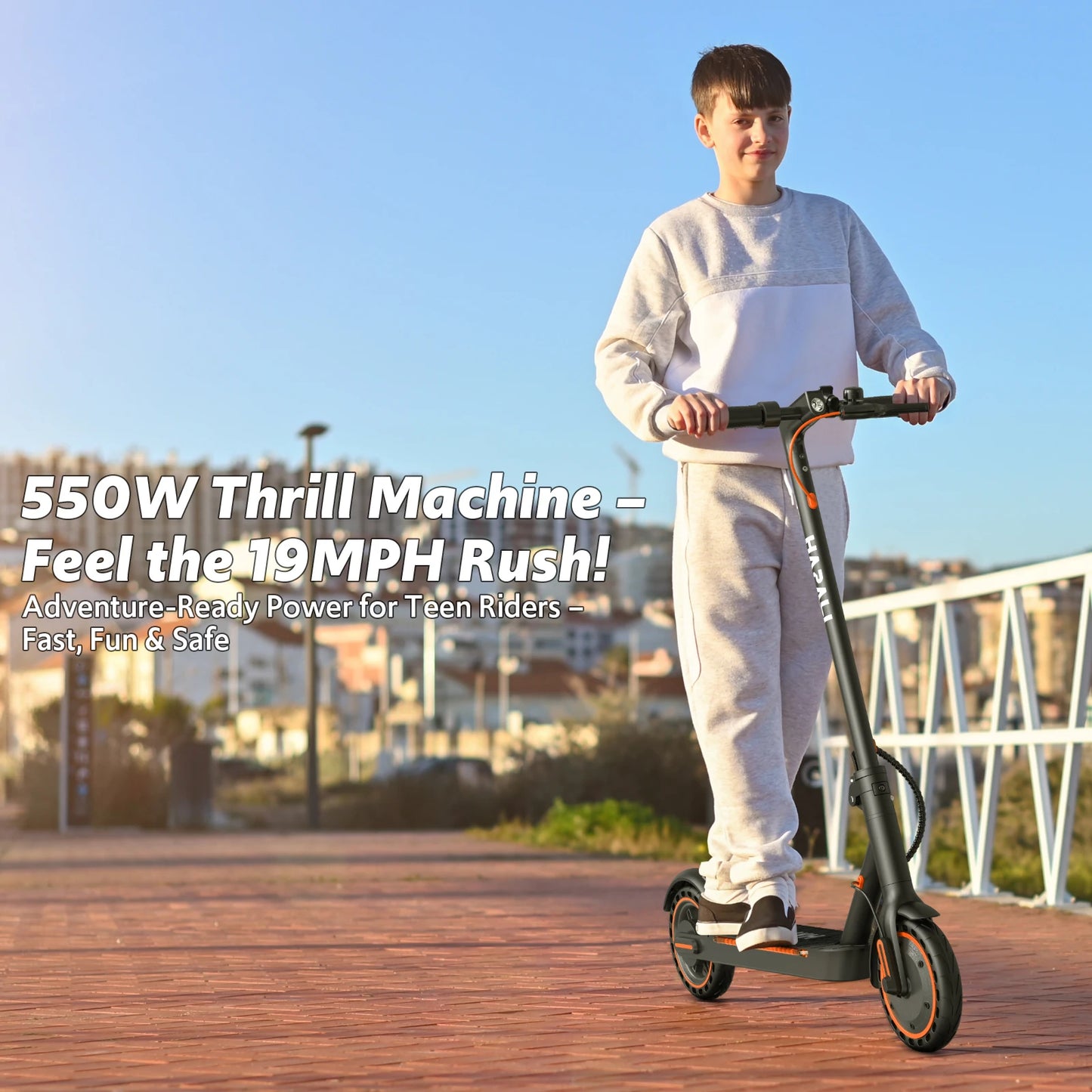 Osboo Electric Scooter Adults 550W Folding E-Scooter