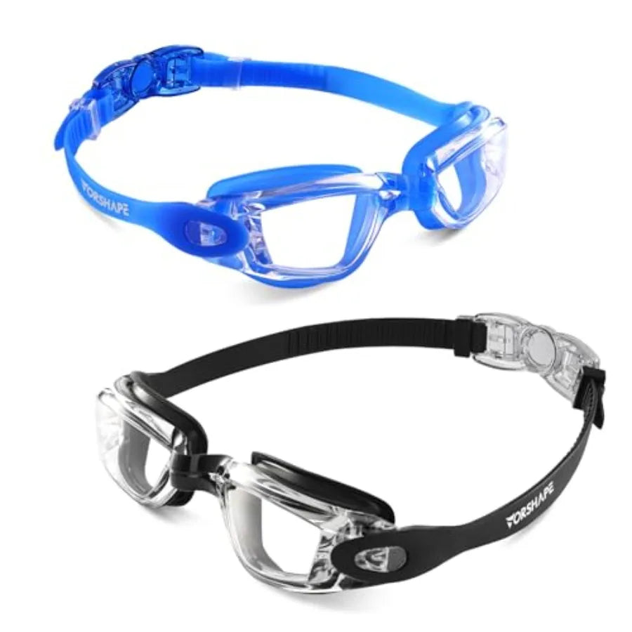Anti Fog Swimming Goggles 2 Pack No Leaking UV Protection For Men Women Youth Everyday Wear