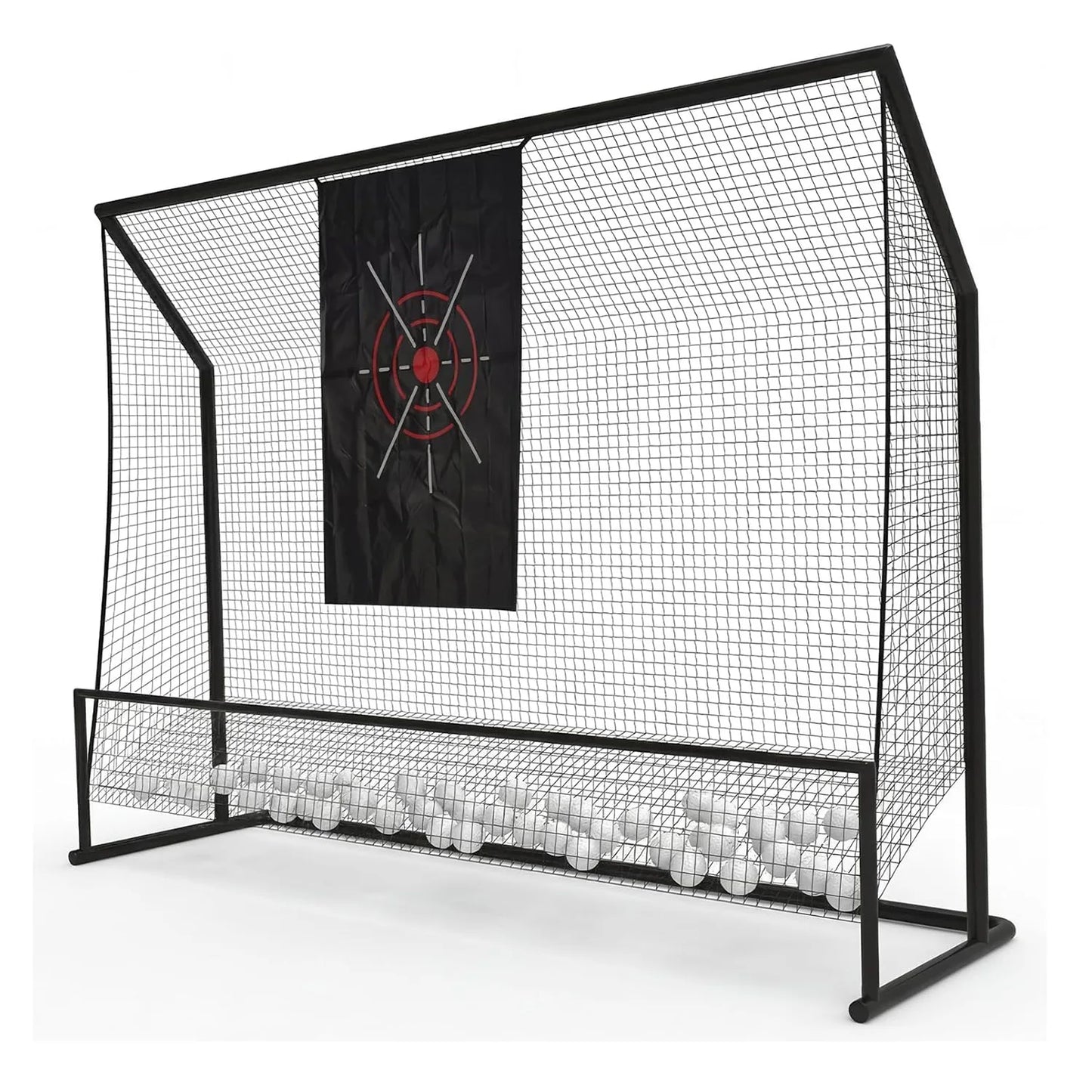 HiMISS Golf Practice Net 10x7.5ft Heavy Duty Swing Chipping Trainer for Backyard Golfers with Aim Cloth Carry Bag