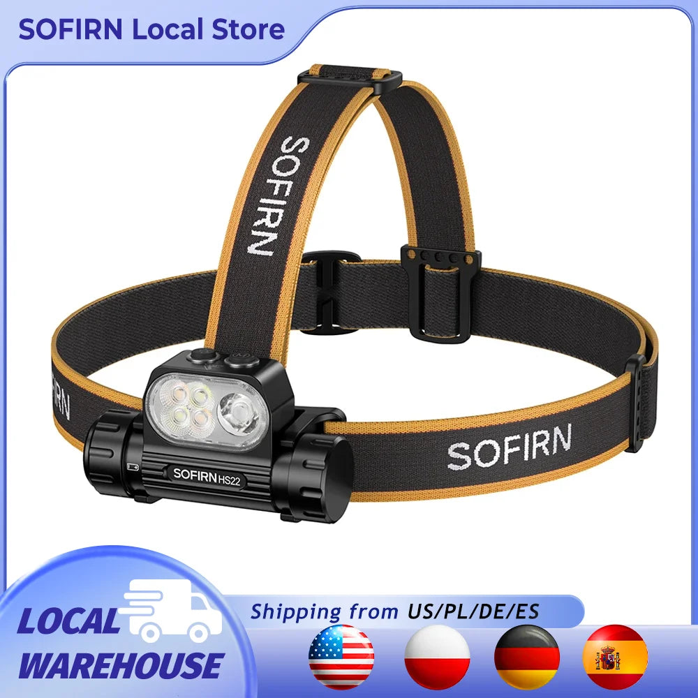 Sofirn HS22 Headlamp With Stepless Color Temperature Adjustment