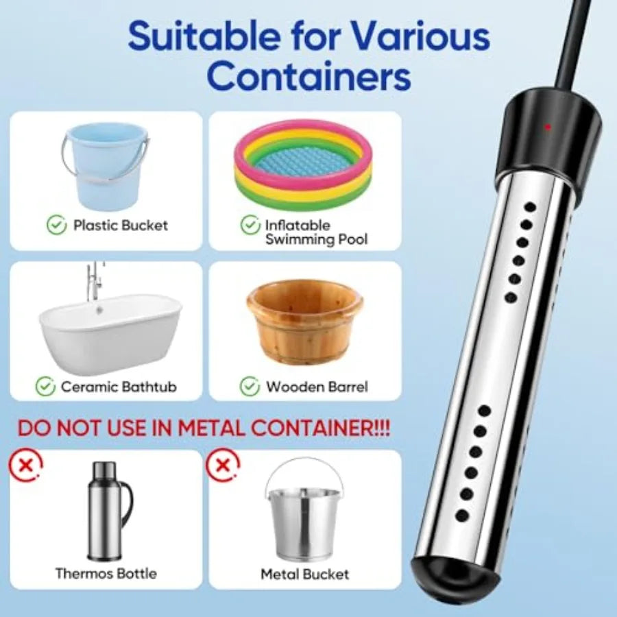 Portable Shower With Water Heater Camping Shower Pump 8000mAh Battery
