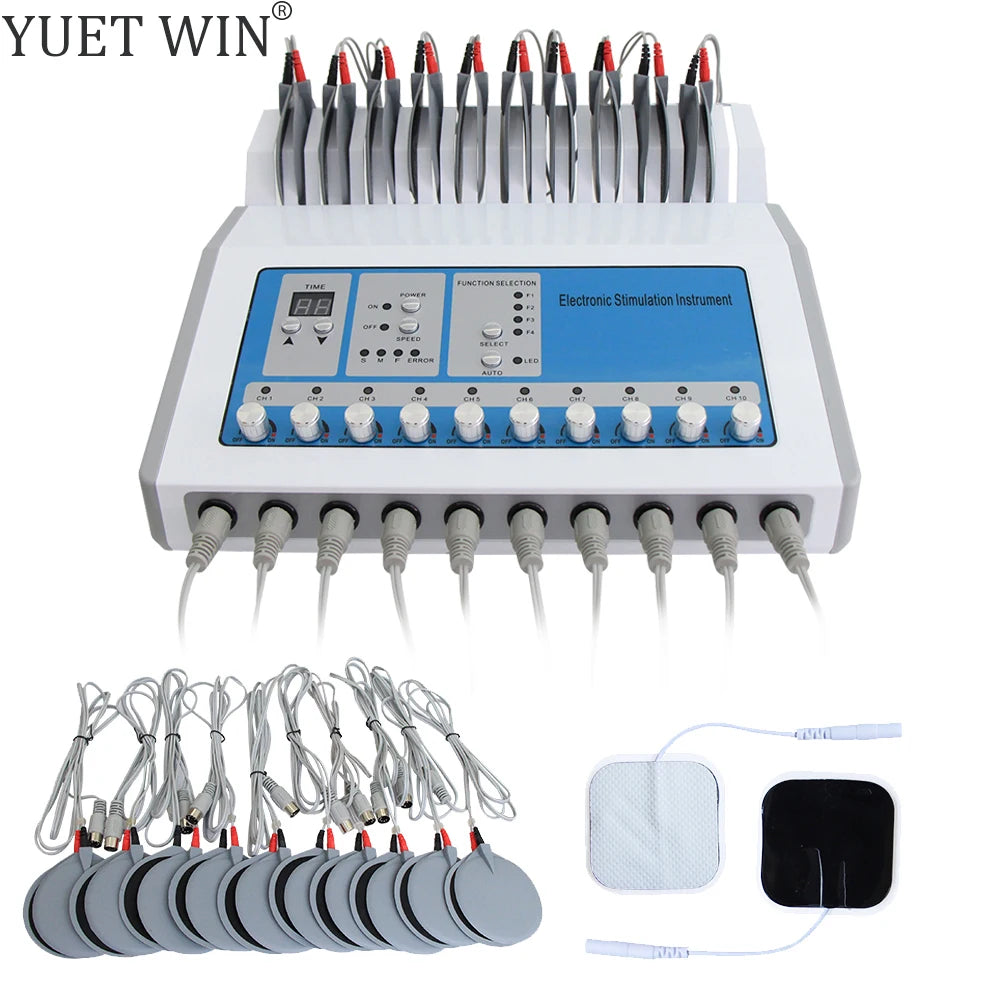 Electric Muscle Stimulator EMS Machine For Weight Loss And Cellulite Reduction By Yuet Win For Home Fitness Enthusiasts