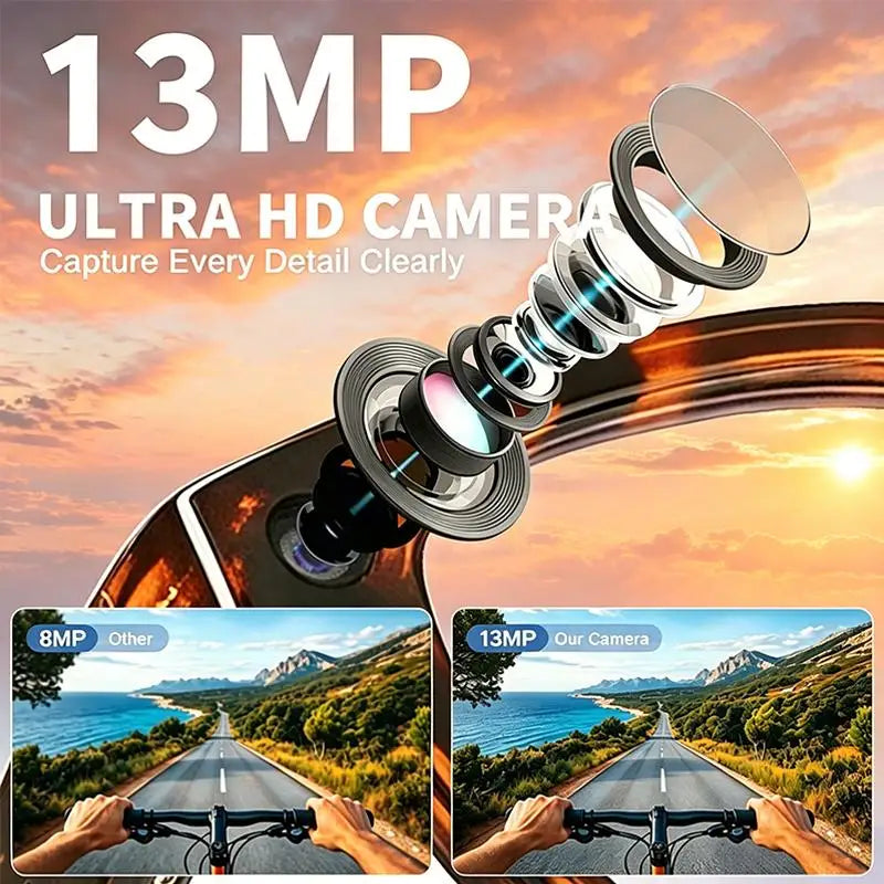 AI Smart Glasses 13MP True 4K Photoshoot And 2K Video