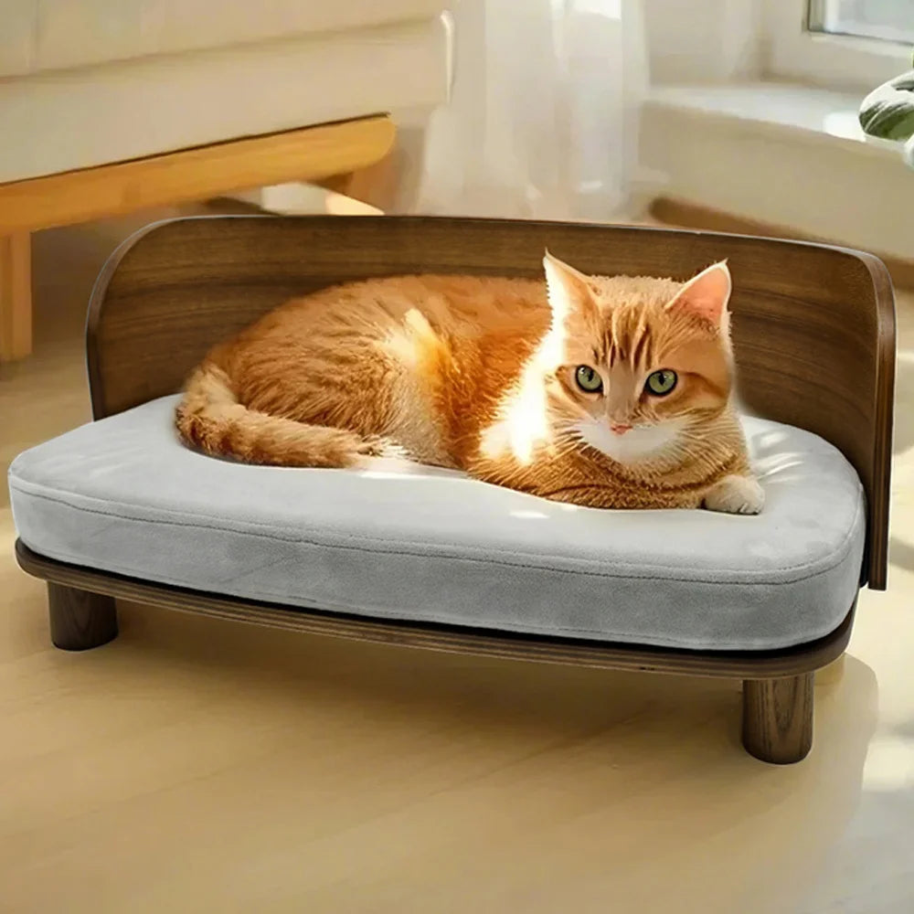 BORWART CN Elevated Wooden Pet Sofa For Small Dogs