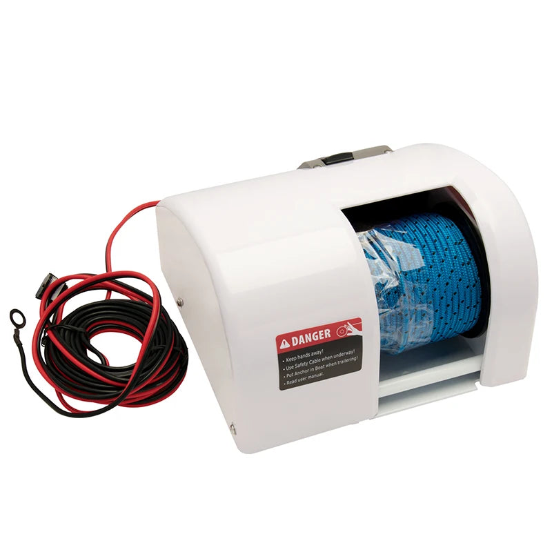 BYSSEA Electric Boat Anchor Winch Saltwater Pontoon With Wireless Remote