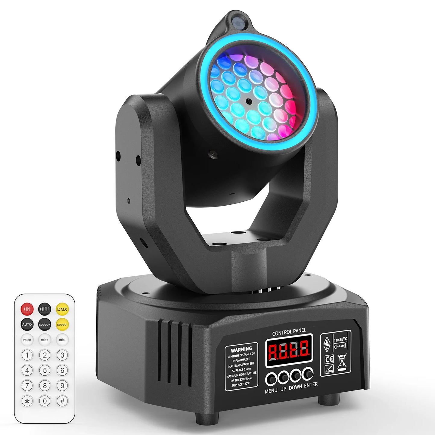 U'King 30W Beam Pattern Moving Head Light DMX RGB Strobe