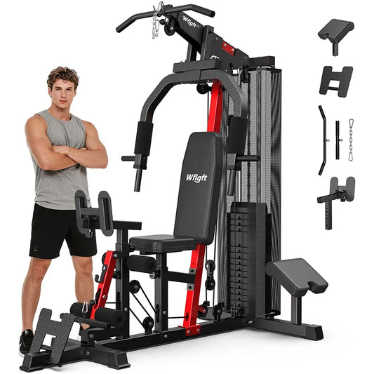 Pooboo Multifunction Home Gym Machine for Full Body Strength Training