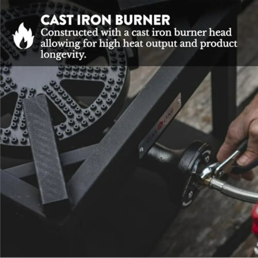 Outdoor Propane Turkey Fryer Burner Heavy Duty Steel Cooker