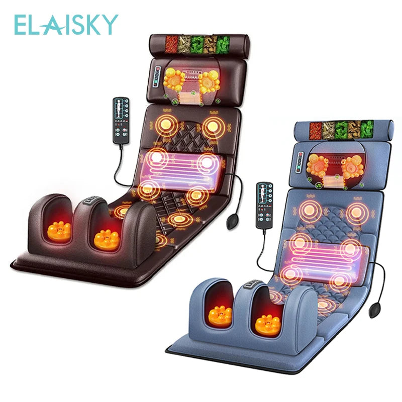 ELAI SKY Electric Massage Mattress Full Body Cushion With Infrared Heating