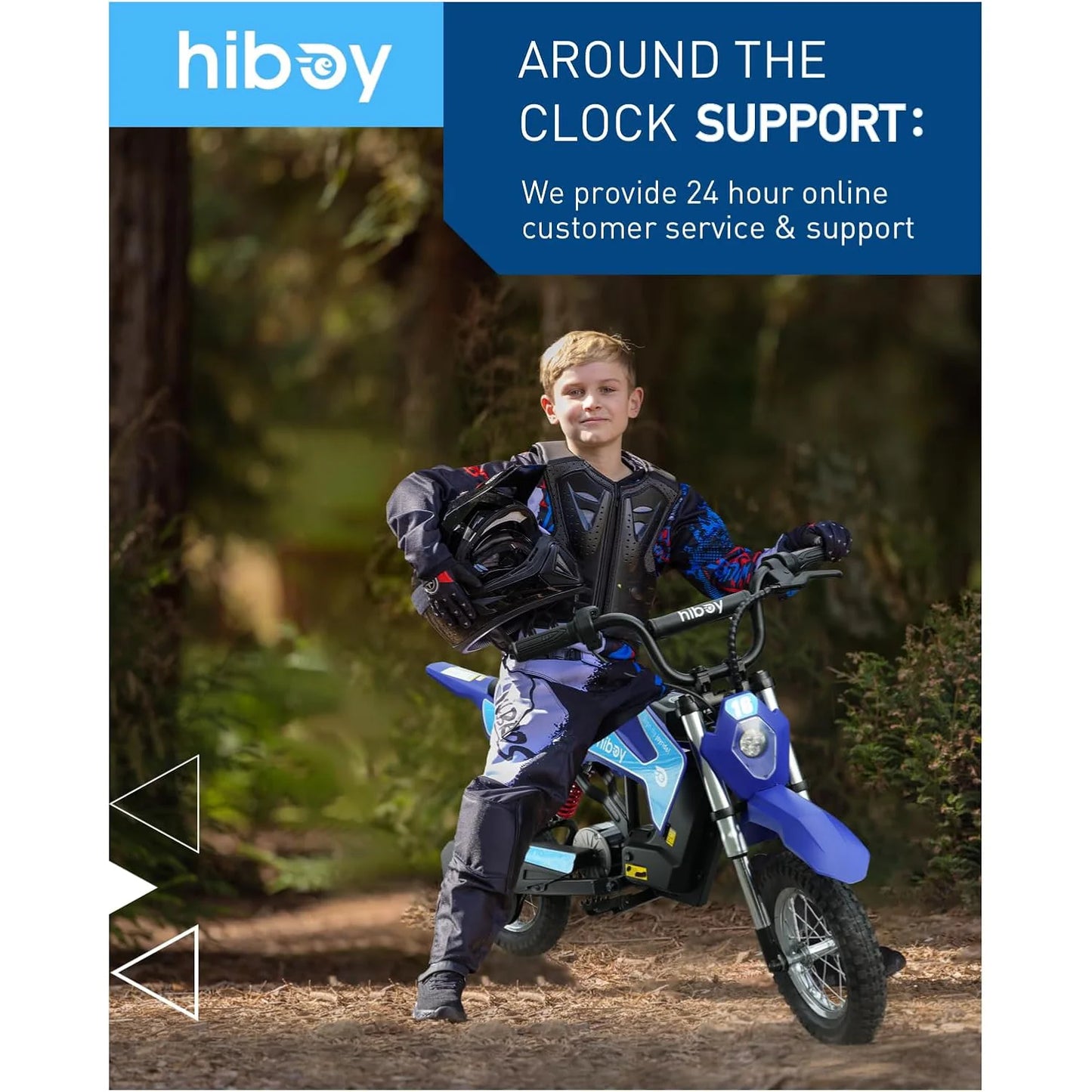 Hiboy Kids Electric Motorcycle With 36V Motor And Long Battery