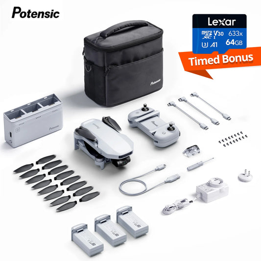 Potensic 4K GPS Drone With 3-Axis Gimbal And Visual Tracking