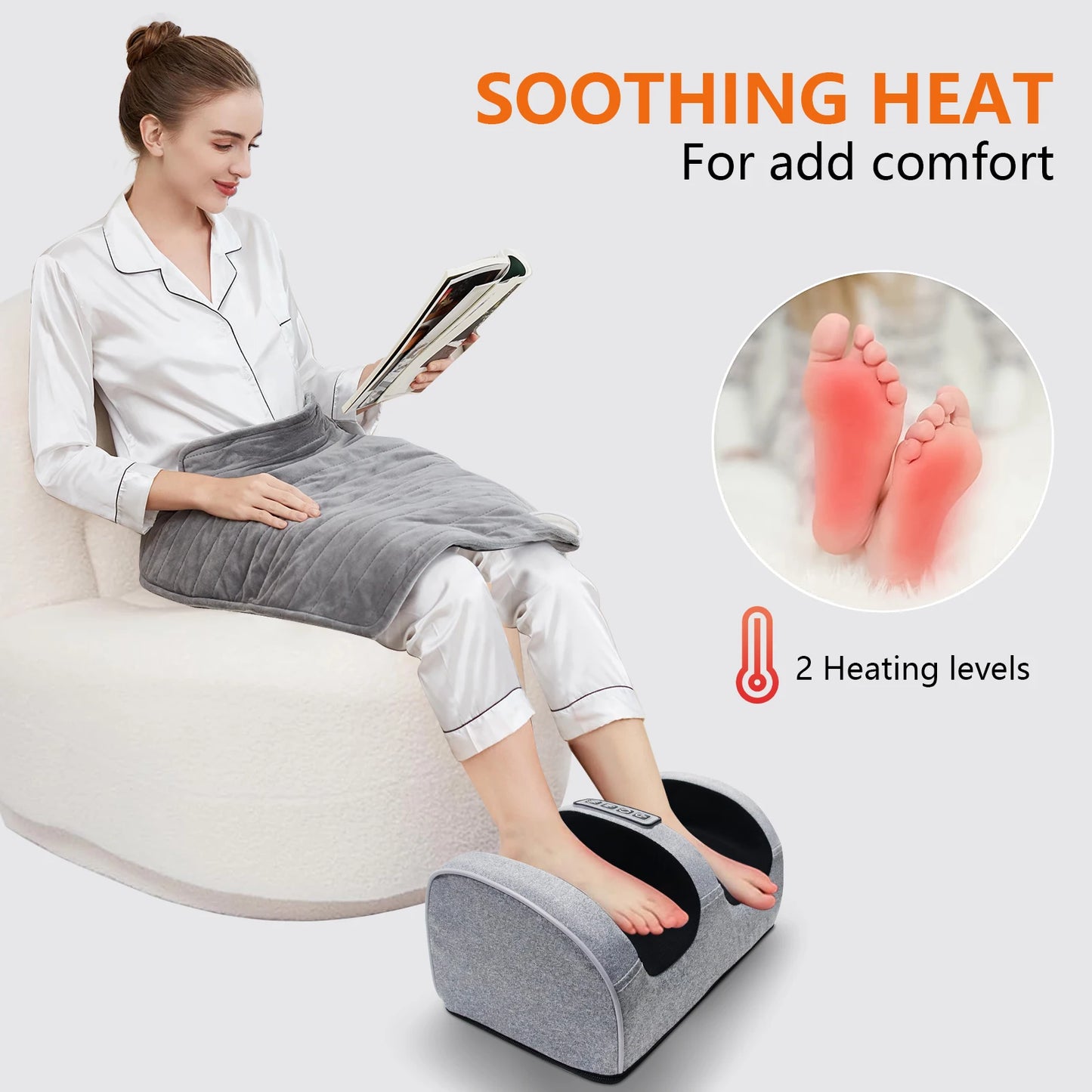 Foot Massage Machine Kneading Massager Feet And Legs Electric Heating