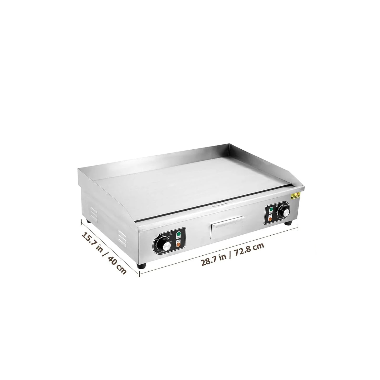 HiMISS Electric Griddle With Adjustable Temperature 122 to 572F